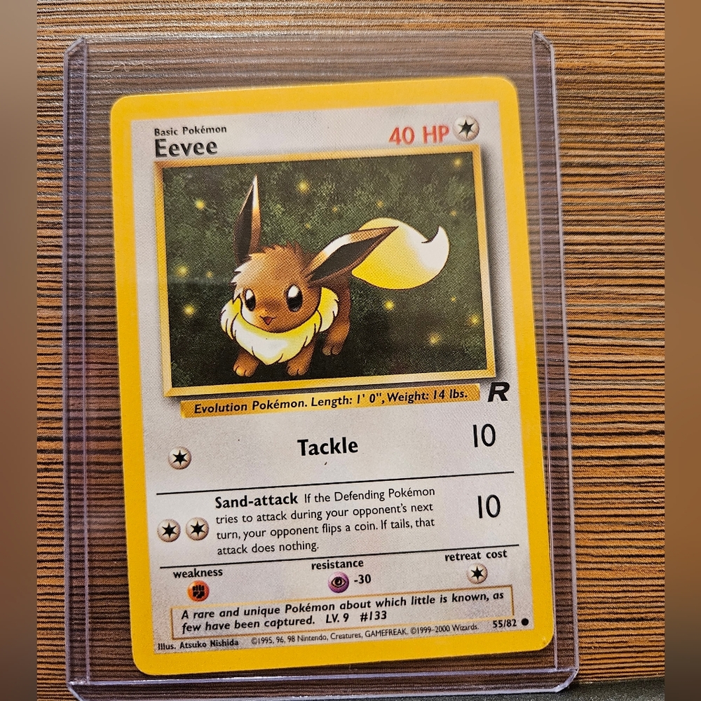 Pokemon Eevee 55/82 Rocket Trading Card